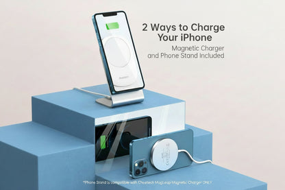 Magnetic Wireless Charger Stand 15W – MagSafe Compatible