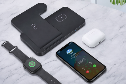 3 in 1 Wireless Charger 15W Fast Charging Station for Phone Watch & AirPods