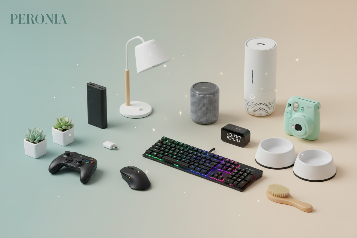 Banner Peronia con texto arriba